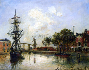  Johan Barthold Jongkind Entry to the Port, Rotterdam - Art Print