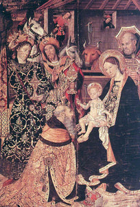  Jaume Huguet Epiphany (detail) - Art Print