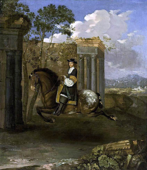  Barent Graat Equestrian Portrait of a Gentleman - Art Print