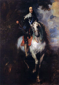  Sir Antony Van Dyck Equestrian Portrait of Charles I, King of England - Art Print