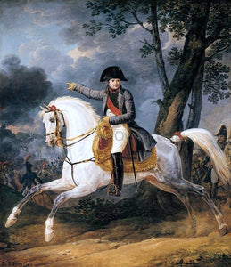  Carle Vernet Equestrian Portrait of of Emperor Napoleon I - Art Print