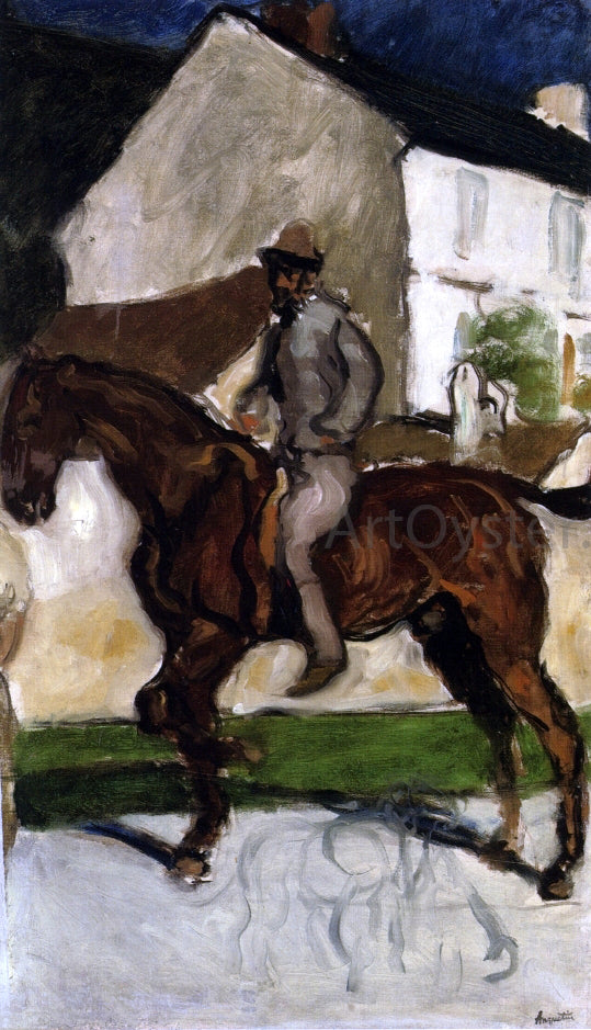  Louis Anquetin Equestrian Self Portrait - Art Print