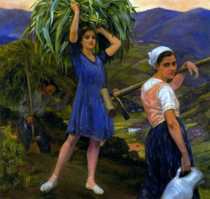  Ignacio Diaz Olano Escena en el Campo - Art Print