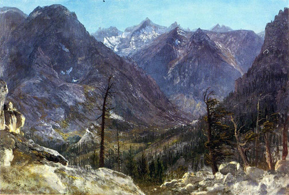  Albert Bierstadt Estes Park, Colorado - Art Print