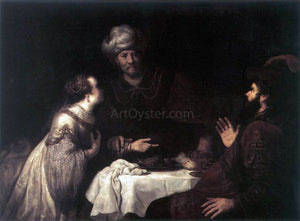  Jan Victors Esther and Haman Before Ahasuerus - Art Print