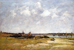  Eugene-Louis Boudin Etaples, La Canache, High Tide - Art Print