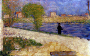  Georges Seurat Etude dans l'Ile - Art Print