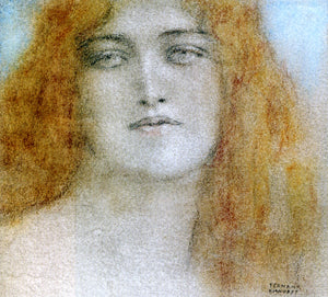  Fernand Khnopff Etude de Femme - Art Print