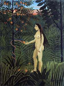  Henri Rousseau Eve and the Serpent - Art Print