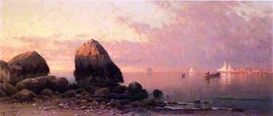  Alfred Thompson Bricher Evening at Scituate - Low Tide - Art Print