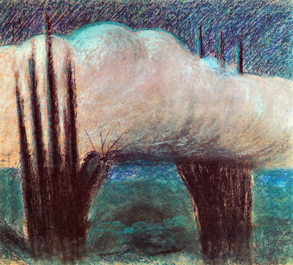  Mikalojus Ciurlionis Evening - Art Print