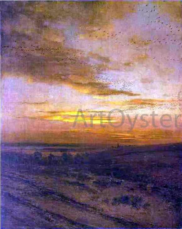  Alexei Kondratevich Savrasov Evening. Birds Flying Away - Art Print