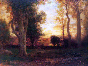  Arthur Parton Evening in the Forest - Art Print