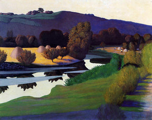  Felix Vallotton Evening on the Loire - Art Print