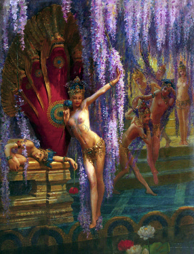  Gaston Bussiere Exotic Dancers - Art Print