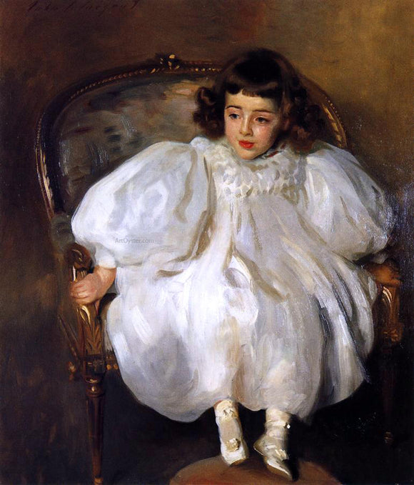  John Singer Sargent Expectancy (also known as Portrait of Frances Winifred Hill) - Art Print