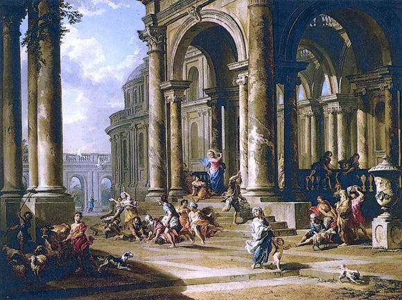  Giovanni Paolo Pannini Expulsion of the Moneychangers from the Temple - Art Print