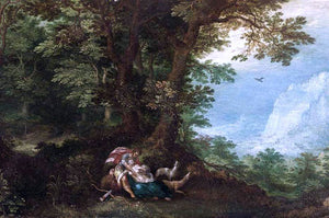 Denis Van Alsloot Extensive Wooded Landscape with Cephalus and Procris - Art Print