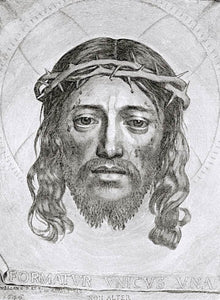  Claude Mellan Face of Christ - Art Print