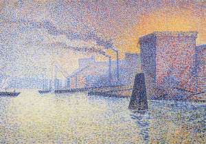  Georges Lemmen Factories on the Thames - Art Print