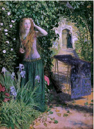  Arthur Hughes Fair Rosamond - Art Print