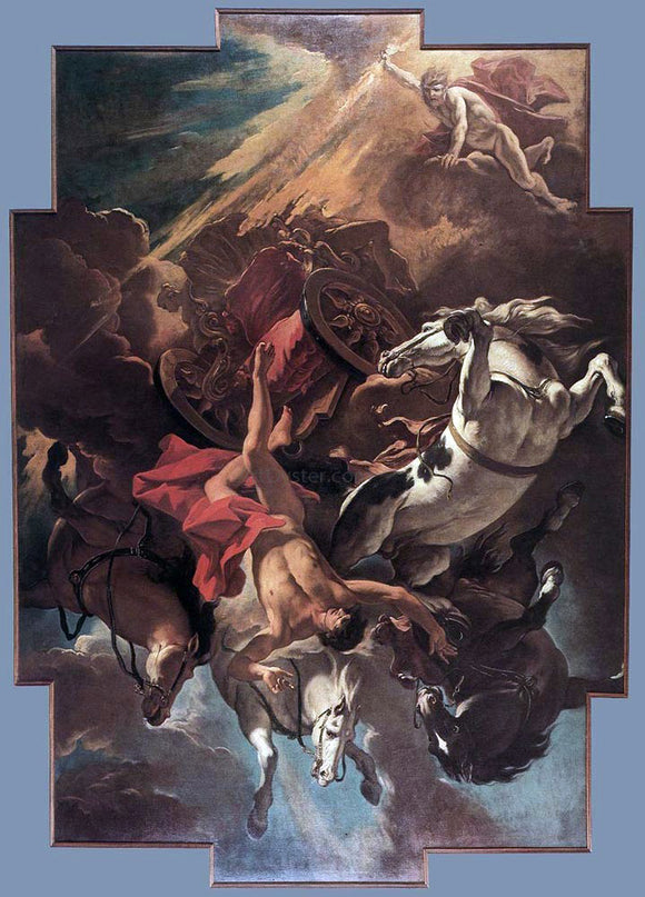  Sebastiano Ricci Fall of Phaeton - Art Print