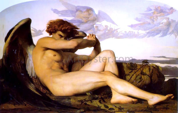  Alexandre Cabanel A Fallen Angel - Art Print