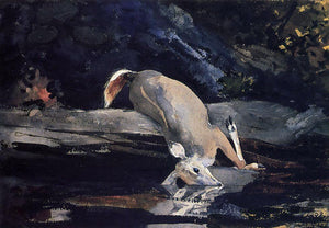  Winslow Homer Fallen Deer - Art Print