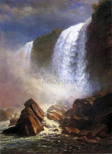  Albert Bierstadt Falls of Niagara from Below - Art Print