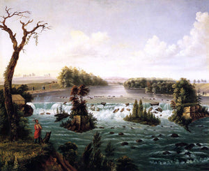  Henry Lewis Falls of St. Anthony, Upper Mississippi - Art Print