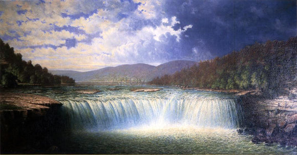 Carl Christian Brenner Falls of the Cumberland River, Whitley County, Kentucky - Art Print
