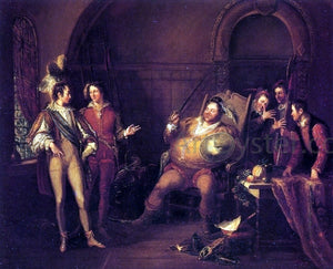  John Cawse Falstaff and Prince Hal (A Scene from Henry IV, Part I, Act II, Scene IV) - Art Print