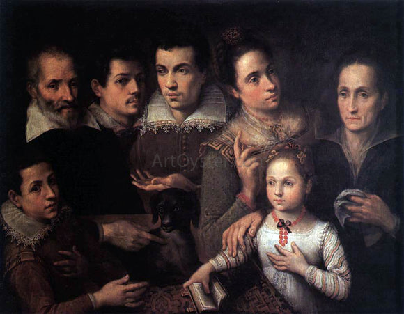  Lavinia Fontana Family Portrait - Art Print