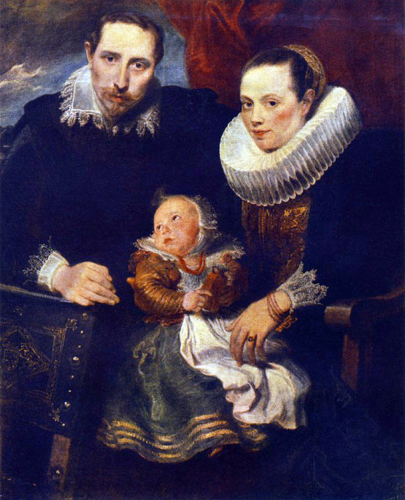  Sir Antony Van Dyck Family Portrait - Art Print