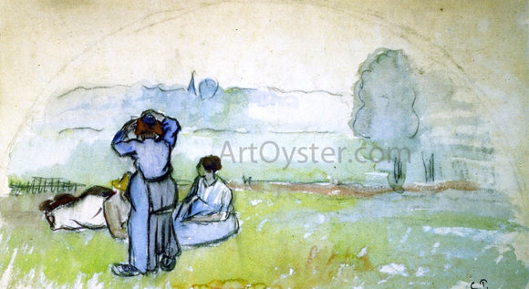  Camille Pissarro Fan Project - Art Print