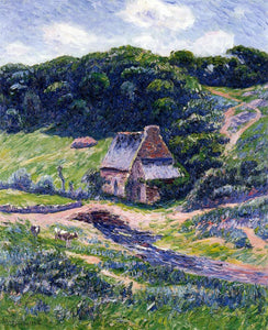  Henri Moret Farm at Doelan - Art Print