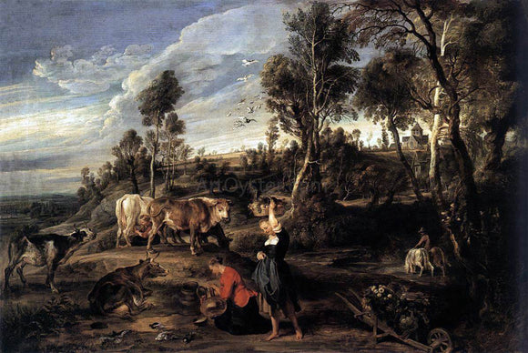  Peter Paul Rubens Farm at Laken - Art Print