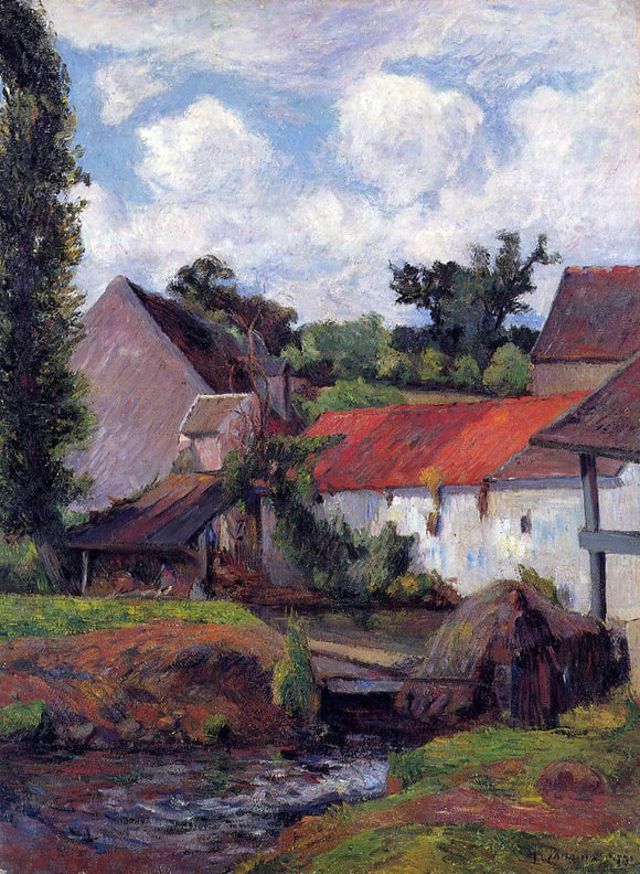  Paul Gauguin Farm in Osny - Art Print