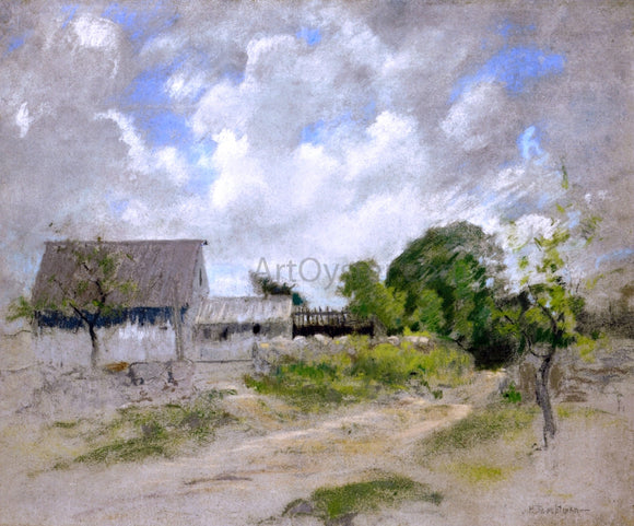  John Twachtman Farm Scene - Art Print