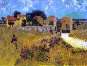  Vincent Van Gogh A Farmhouse in Provence - Art Print