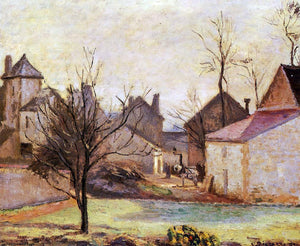  Camille Pissarro Farmyard in Pontoise - Art Print