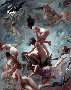  Luis Ricardo Falero Faust's Vision - Art Print