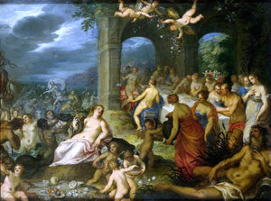  I Hans Rottenhammer Feast of the Gods - Art Print