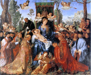  Albrecht Durer Feast of the Rose Garlands - Art Print
