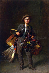  Eastman Johnson Feather Duster Boy - Art Print