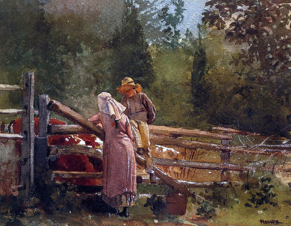  Winslow Homer Feeding Time - Art Print