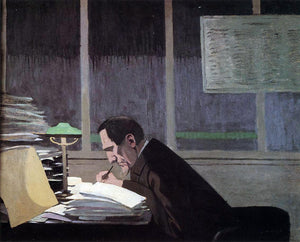  Felix Vallotton Felix Feneon at the Revue Blanche - Art Print