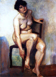  Lovis Corinth A Female Nude - Art Print