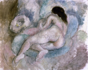  Jules Pascin Female Nude Reclining - Art Print