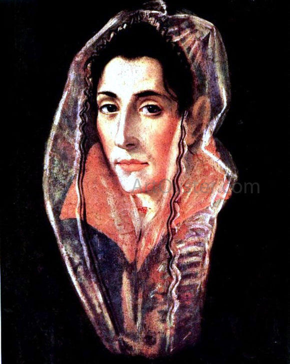  El Greco Female Portrait - Art Print